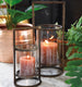 Gisela Graham Pillar Candle - Amber