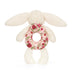Jellycat Blossom Cream Bunny 'Berry' Ring Rattle