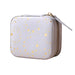 Lisa Angel Mini Square Stars Travel Jewellery Case in Grey