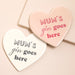 Lisa Angel Mum's Gin Goes Here Ceramic Heart Coaster