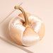 Lisa Angel Large Peach Velvet Pumpkin Standing Decoration