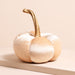 Lisa Angel Large Peach Velvet Pumpkin Standing Decoration