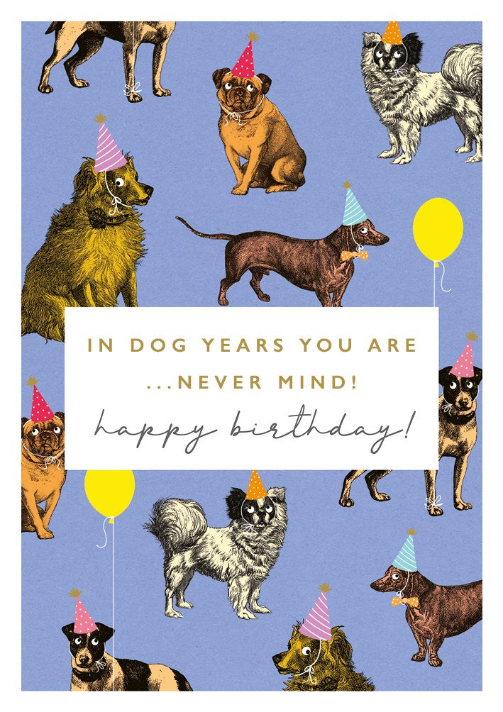 The Art File In Dog Years... Birthday Card