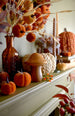 Gisela Graham Natural Cornhusk Pumpkin Ornament - Small