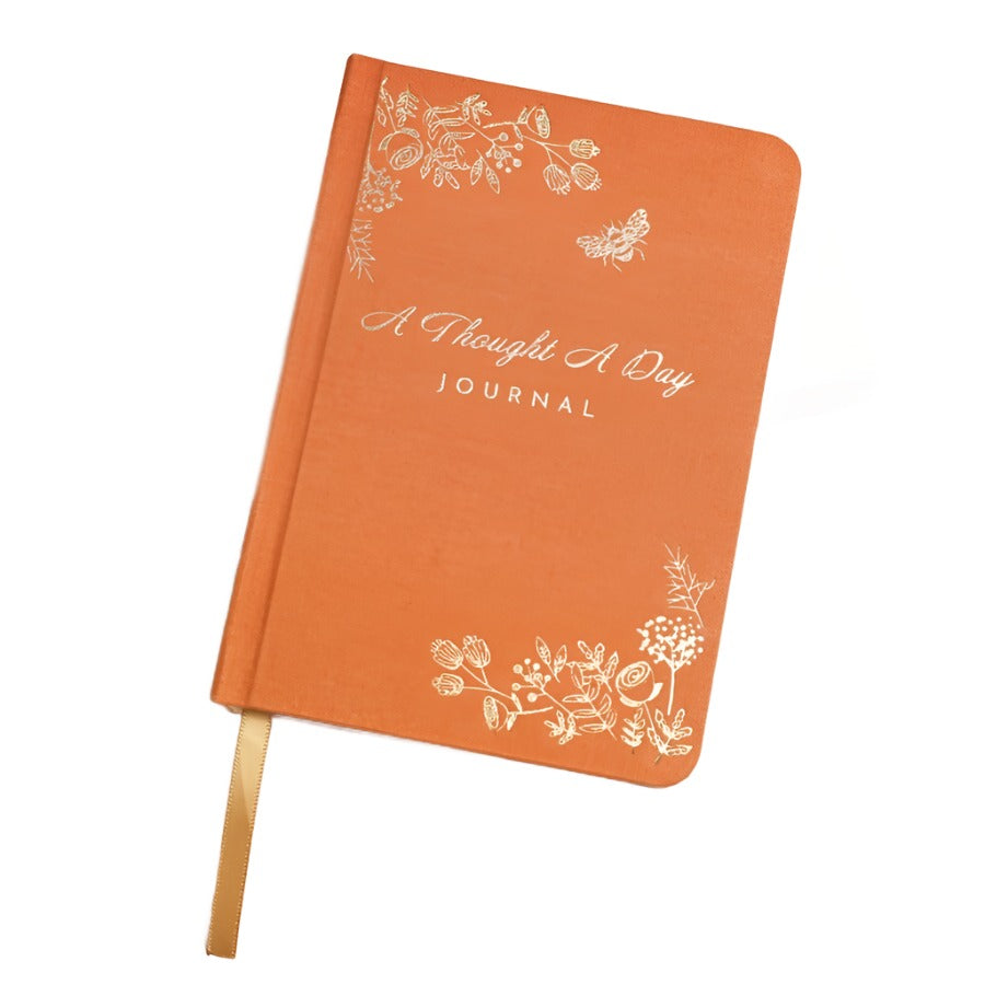 Lisa Angel Orange Five Year Thought a Day Journal