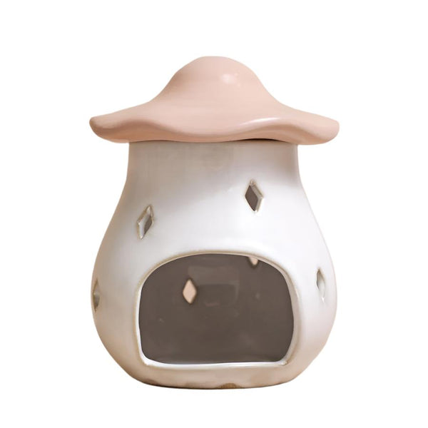 Lisa Angel Pink Ceramic Toadstool Wax Burner