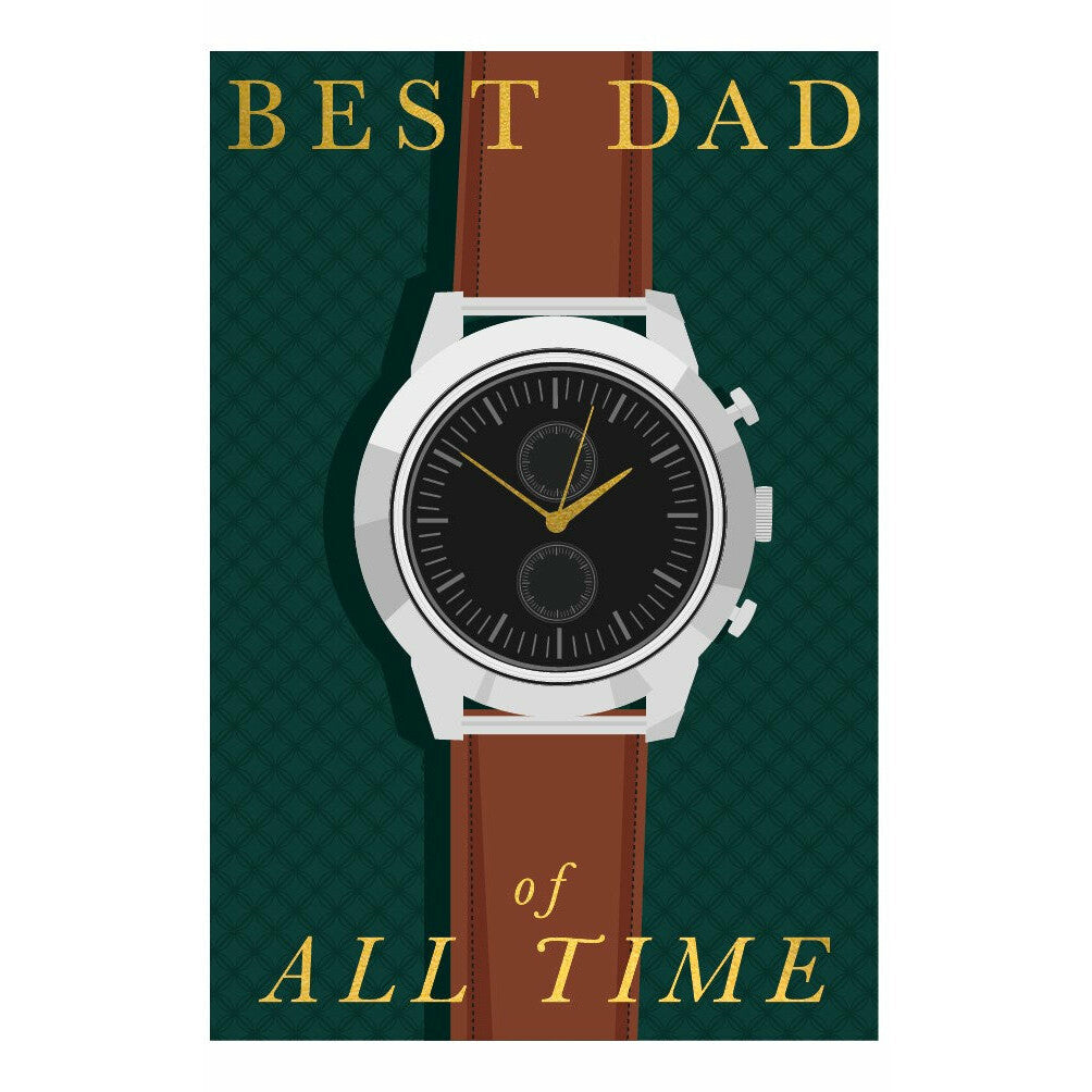 The Art File Best Dad Of all Time Birthday Card