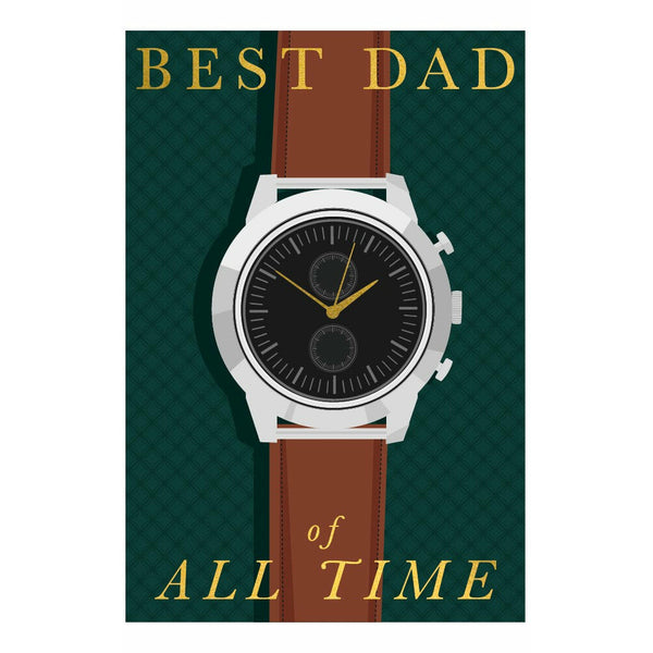 The Art File Best Dad Of all Time Birthday Card