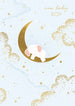 The Art File Baby Bunny Boy New Baby Card