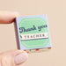 Lisa Angel Tiny Matchbox Ceramic Apple Teacher Token