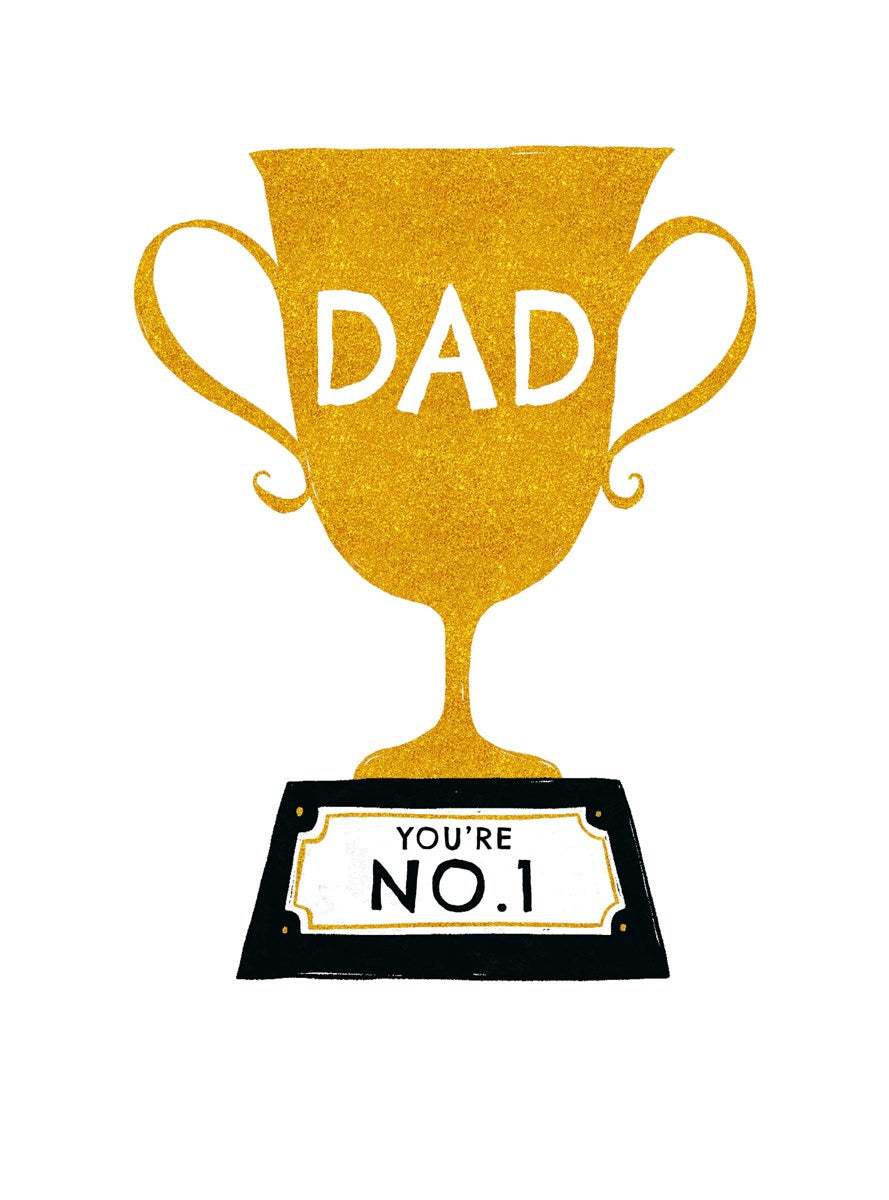 The Art File You're Number One Dad Birthday Card