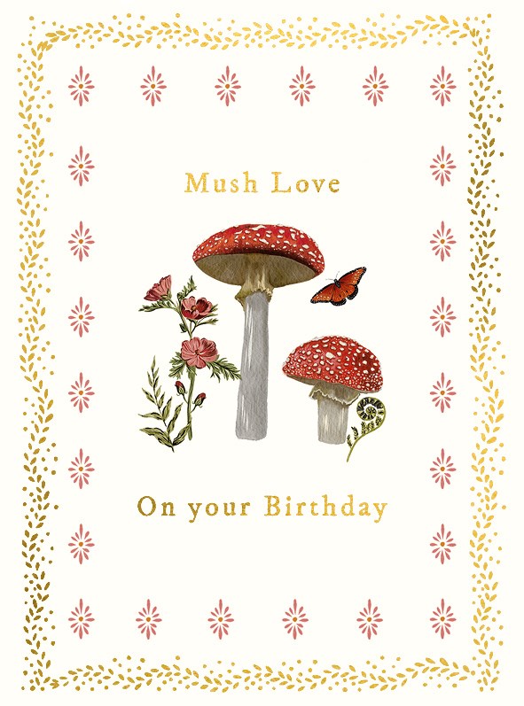 The Art File Birthday Mush Love Greetings Card
