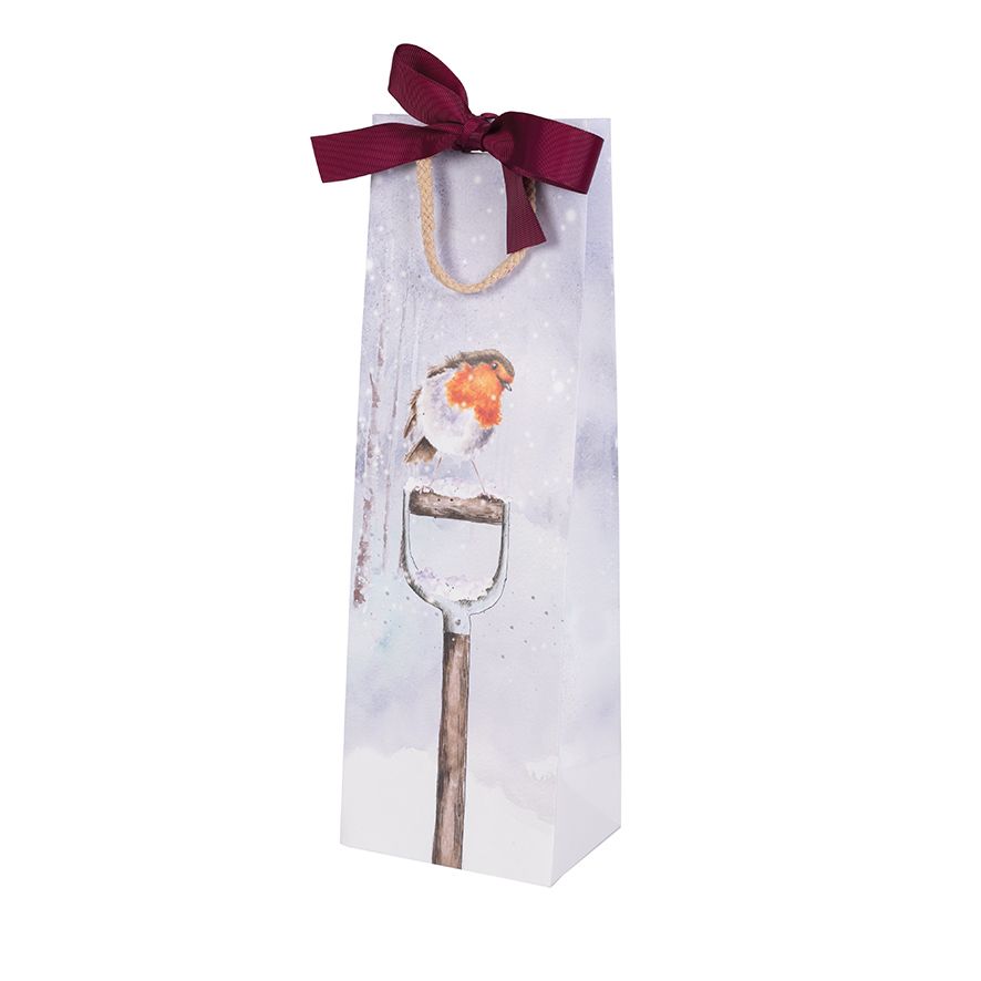 Wrendale 'A Little Red Robin' Robin Bottle Bag