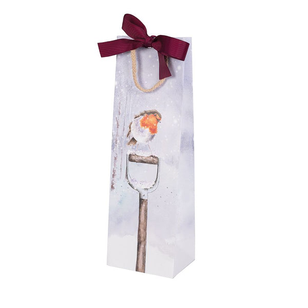 Wrendale 'A Little Red Robin' Robin Bottle Bag