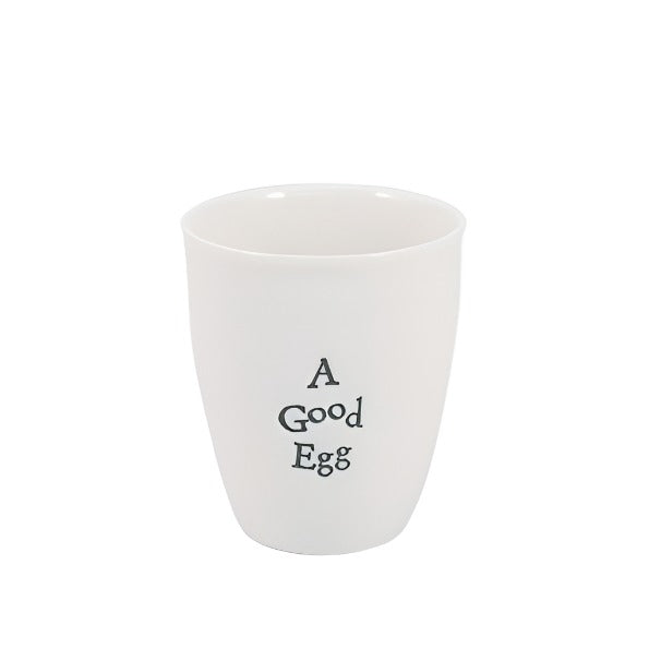 East of India Porcelain Egg Cup - Good Egg