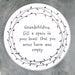 East of India Leaf Coaster - Grandchildren Fill A Space