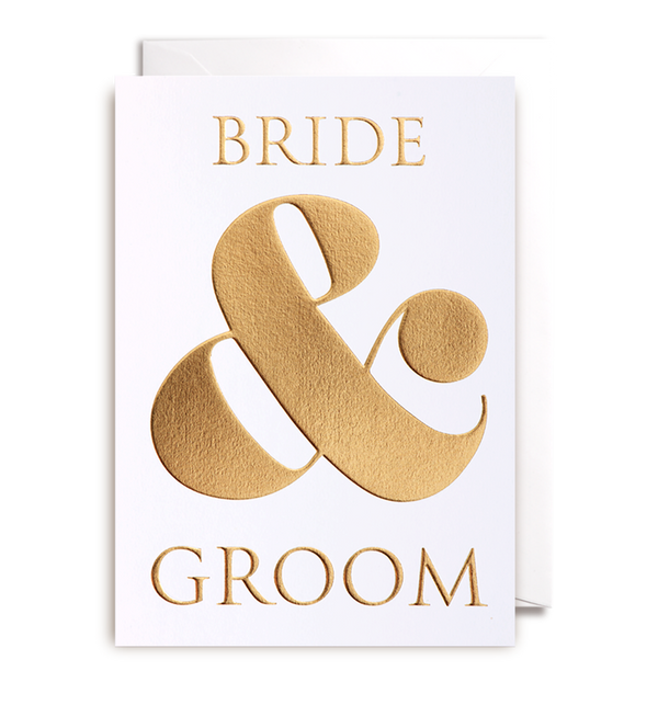Kelly Hyatt - Bride and Groom Card - Lagom Design