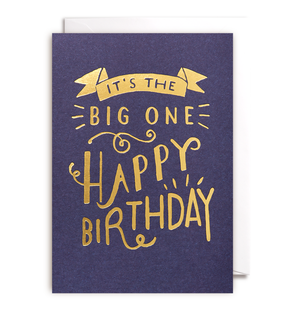 Steph Baxter - Its The Big One Card - Lagom Design