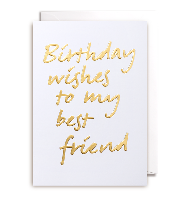 1146 Kelly Hyatt - Birthday Wishes To My Best Friend - Mrs Best Paper Co.