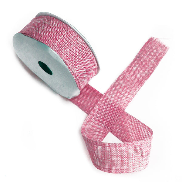 Ancient Wisdom Natural Texture Ribbon - Baby Pink