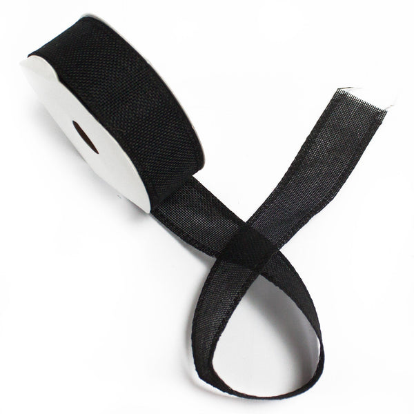 Ancient Wisdom Natural Texture Ribbon - Black