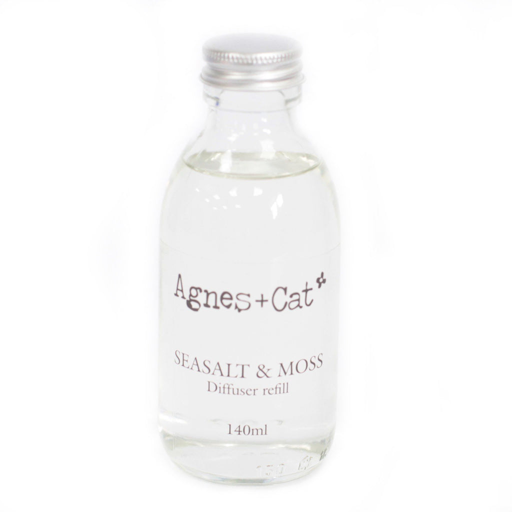 Agnes + Cat Reed Diffuser Refill - Seasalt and Moss
