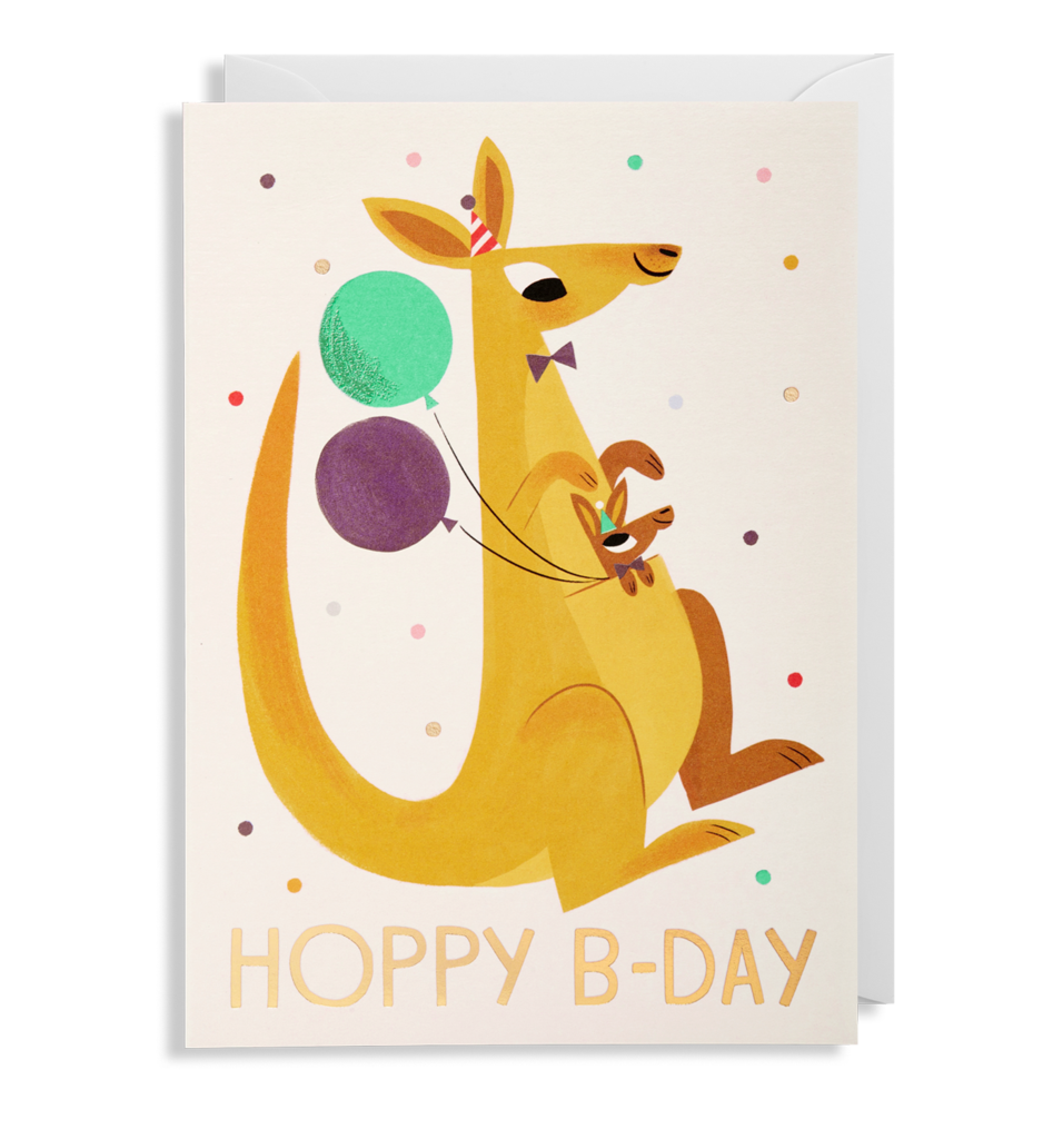 Allison Black - Hoppy Bday Kangaroo - Lagom Design