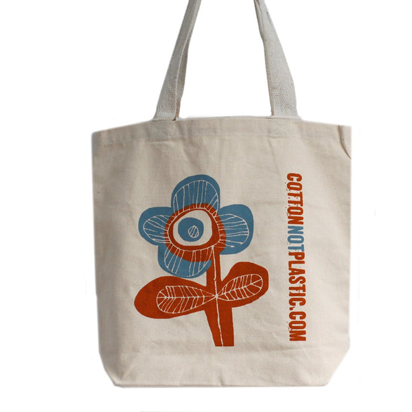 Ancient Wisdom Eco Cotton Bag - Bright Flower 4 Assorted Designs
