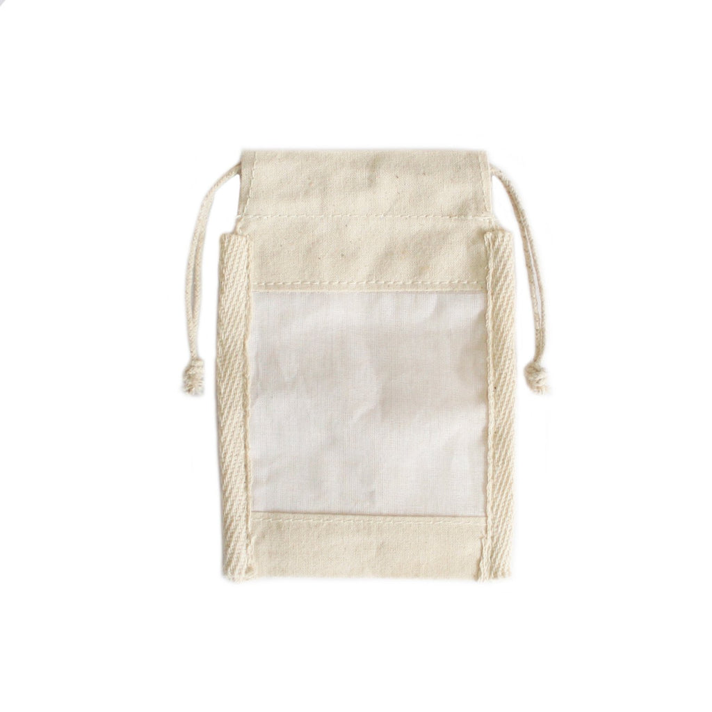 Ancient Wisdom Small Cotton Window Pouch