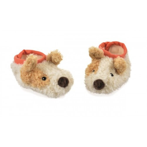 Angel Dear Jack Russell Slippers - Eliot (3-9m)