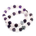 Ancient Wisdom Set of 2 Gemstones Friendship Bracelets - Love - Amethyst & Rose Quartz