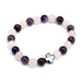 Ancient Wisdom Set of 2 Gemstones Friendship Bracelets - Love - Amethyst & Rose Quartz