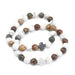 Ancient Wisdom Set of 2 Gemstones Friendship Bracelets - Peace - Picasso Jasper & White Howlite