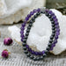 Ancient Wisdom Magnetic Gemstone Bracelet - Amethyst