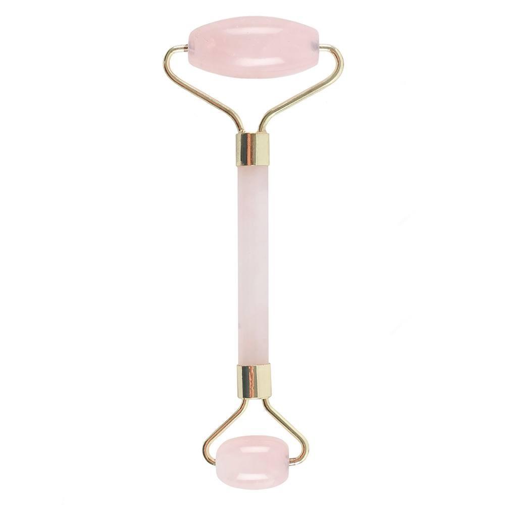 Ancient Wisdom Gemstone Face Roller- Rose Quartz