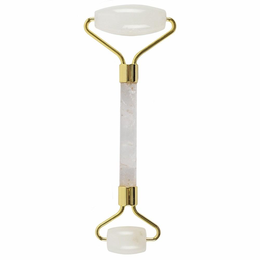 Ancient Wisdom Gemstone Face Roller- Rock Quartz