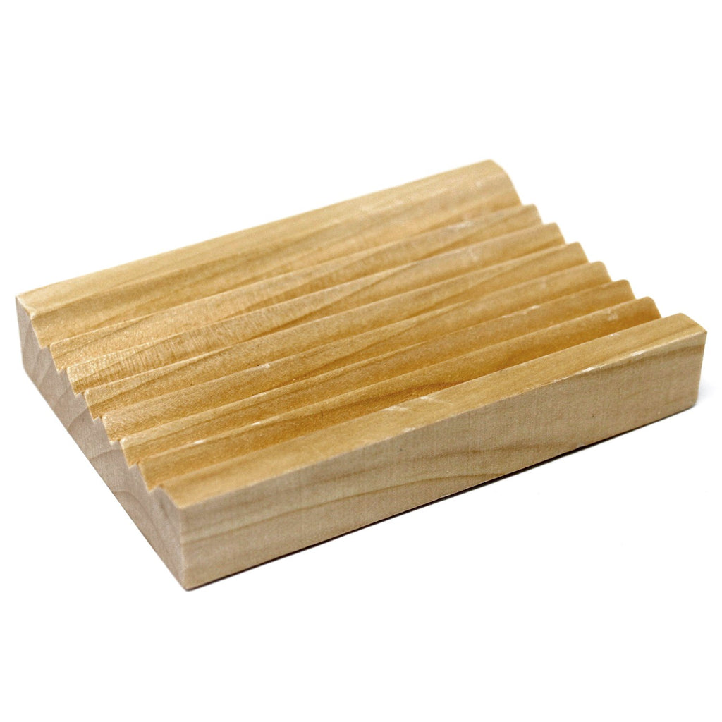 Ancient Wisdom Hemu Wood Soap Dish - Groovy