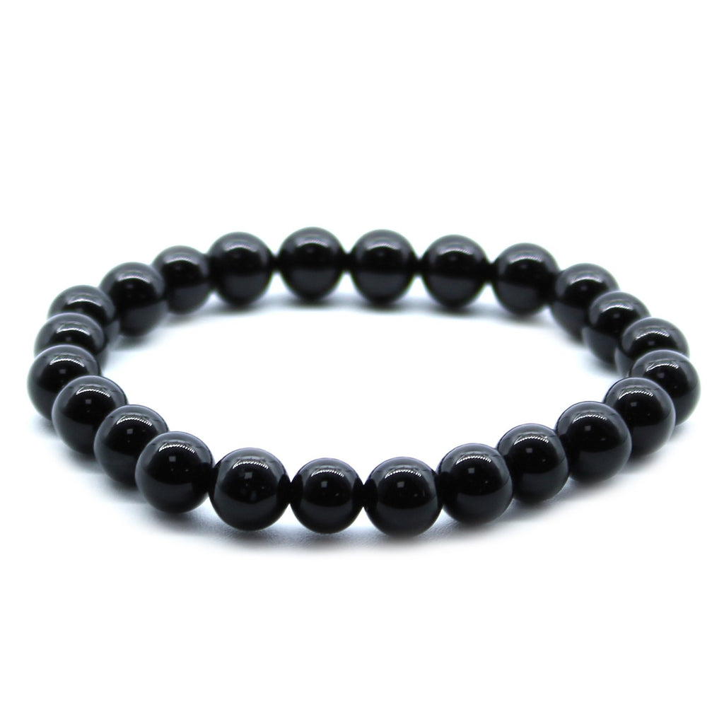 Ancient Wisdom Gemstone Power Bracelet - Black Agate