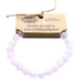 Ancient Wisdom Gemstone Power Bracelet - Rose Quartz