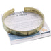 Ancient Wisdom Inspiration Bracelet - Brass Sunrise, Galaxy, Stars, Earth