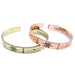 Ancient Wisdom Inspiration Bracelet - Brass Sunrise, Galaxy, Stars, Earth
