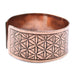 Ancient Wisdom Copper Tibetan Bracelet - Flower of Life