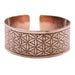 Ancient Wisdom Copper Tibetan Bracelet - Flower of Life