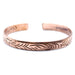 Ancient Wisdom Copper Tibetan Bracelet - Slim Tribal Swirls
