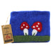 Ancient Wisdom Natural Felt Zipper Pouch - Mystic Mushrooms