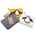 Ancient Wisdom Natural Felt Zipper Pouch - Cute Penguin