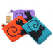 Ancient Wisdom Natural Felt Zipper Pouch - Black Cat