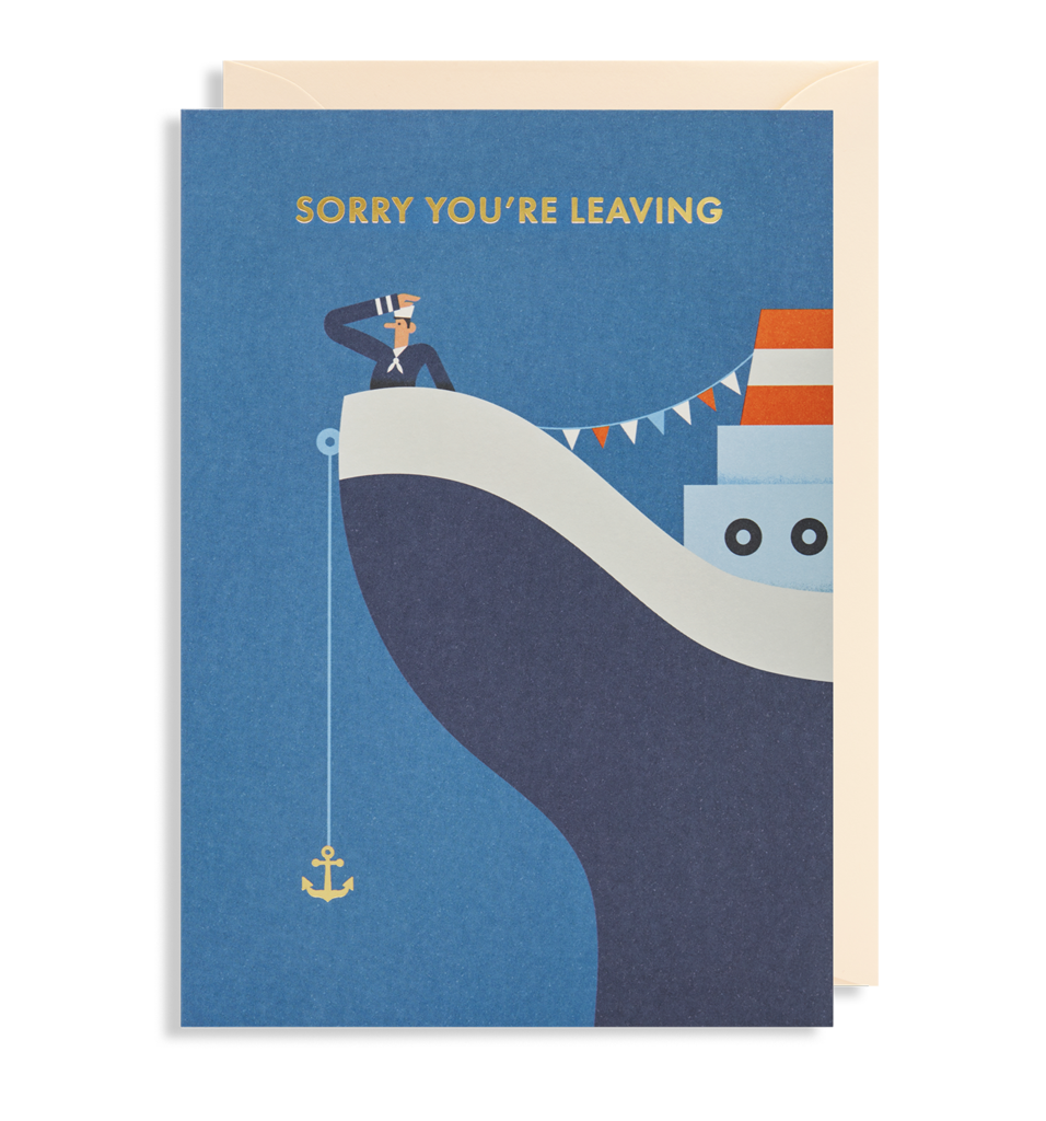 Maya Stepien - Sorry You’re Leaving Greeting Card - Lagom Design
