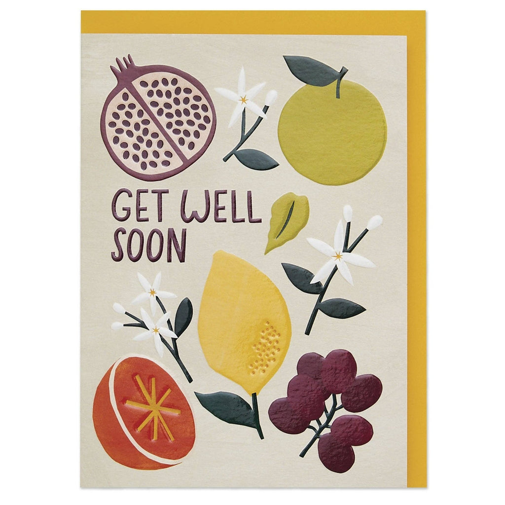 Raspberry Blossom Get Well Soon Card