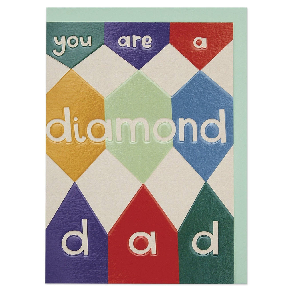 Raspberry Blossom You Are A Diamond Dad Card